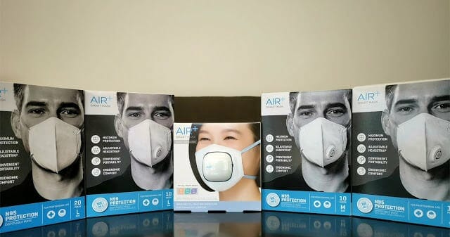รีวิว AIR+ Smart Mask หน้ากากอนามัย N95 พร้อมปั๊มลมระบายอากาศ AIR+ Micro Ventilator 1