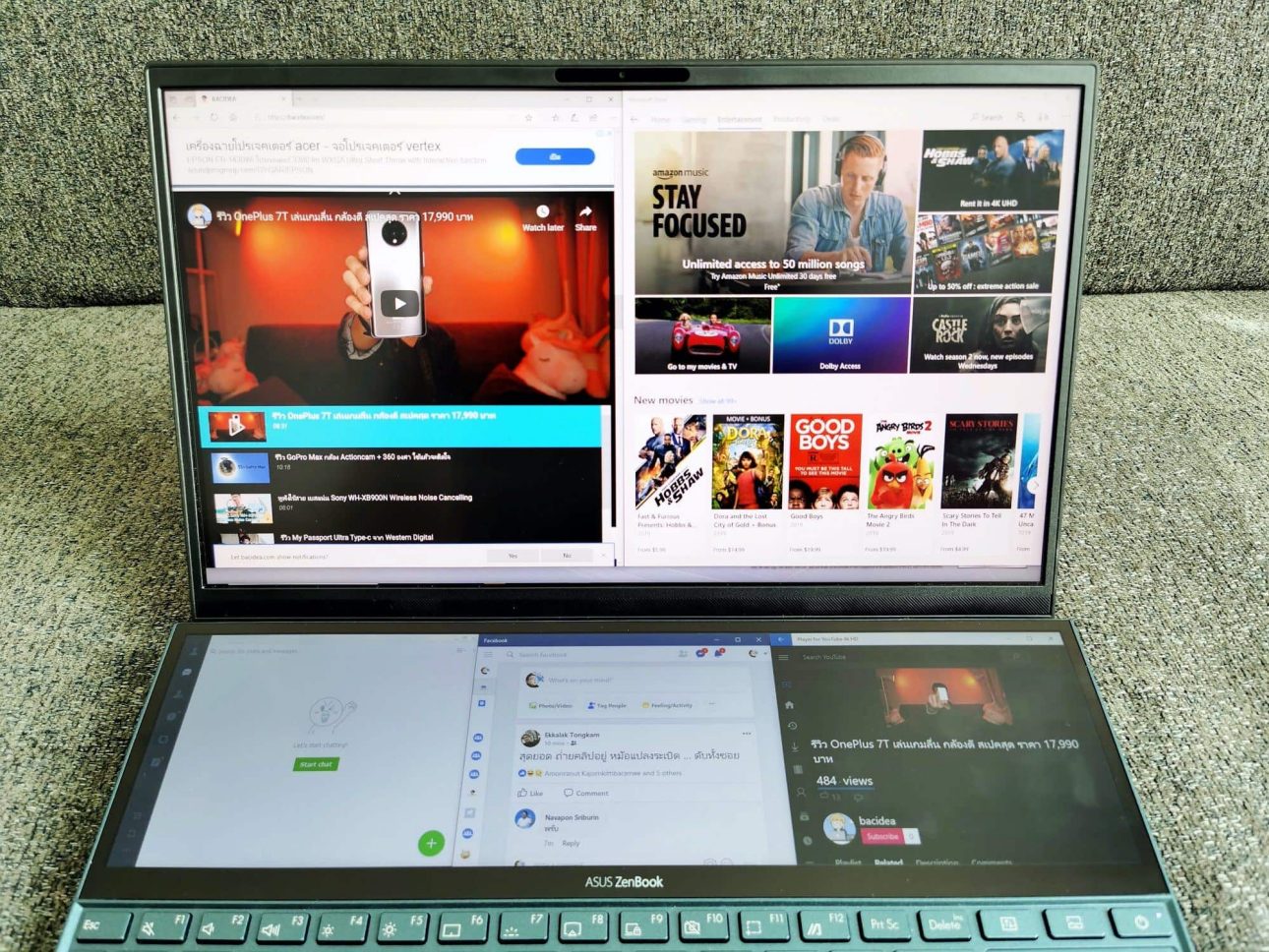 รีวิว ASUS ZenBook Duo นวัตกรรมโน้ตบุ๊ค 2 หน้าจอ กับ Intel Core i Gen 10 ในราคาที่จับต้องได้ 17