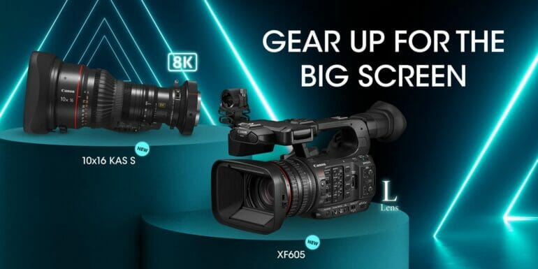 เปิดตัว Canon XF605 กล้องวีดีโอระดับโปรดักชัน พร้อมเลนส์ซูม Canon 10x16 KAS S 5