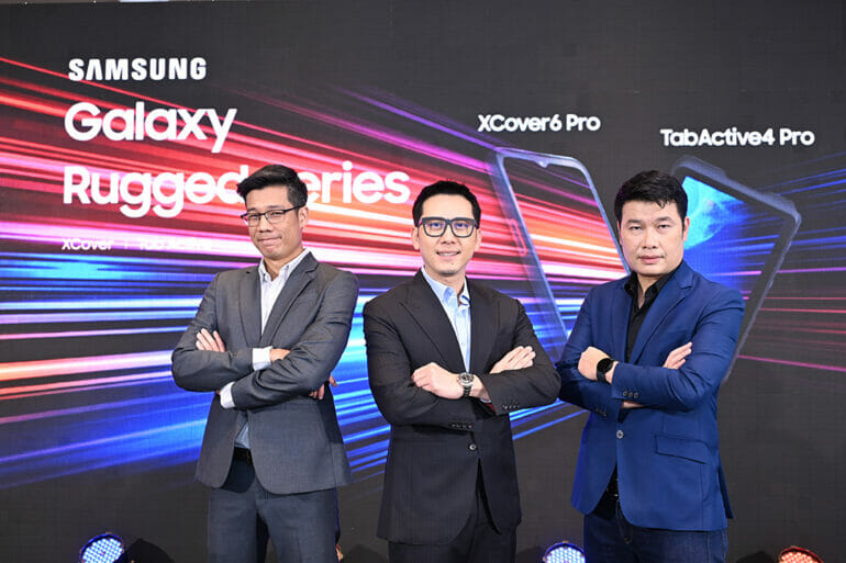 Samsung ตอกย้ำความเป็นผู้นำตลาดสมาร์ทโฟนกลุ่มธุรกิจลูกค้าองค์กร เปิดตัว XCover6 Pro 5G และ TabActive4 Pro 5G ตอบโจทย์การทำงานแบบไฮบริด  ด้วยผลิตภัณฑ์ Rugged Device ที่รองรับระบบ 5G เป็นครั้งแรกในประเทศไทย 13