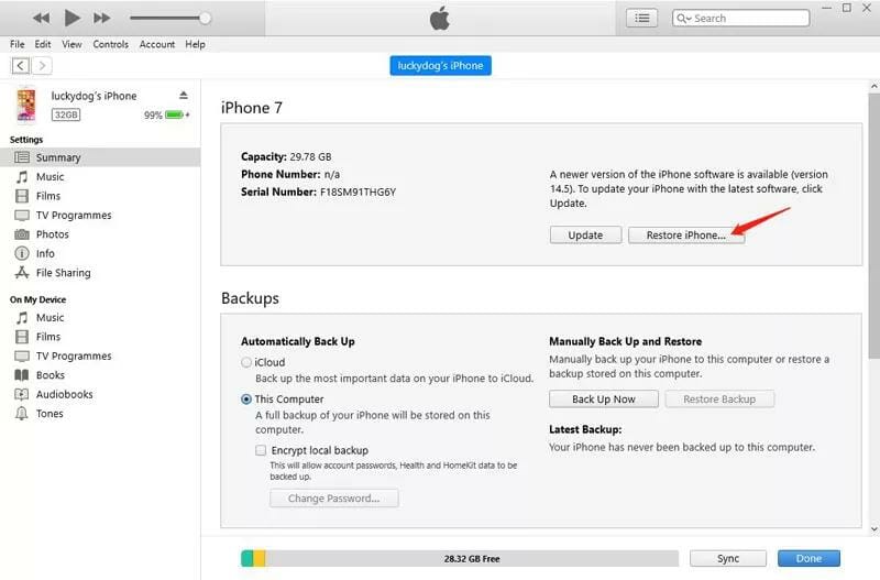 ดาวน์เกรด iOS 17 กลับไปยัง iOS 16 โดยใช้ Tenorshare ReiBoot หรือ iTunes: การเปรียบเทียบวิธีดาวน์เกรดและเลือกช่องทางที่เหมาะสม  19